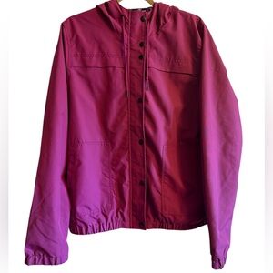 Volcom Enemy Stone Jacket Berry Magenta | Women’s XL | Hooded Lightweight Jacket